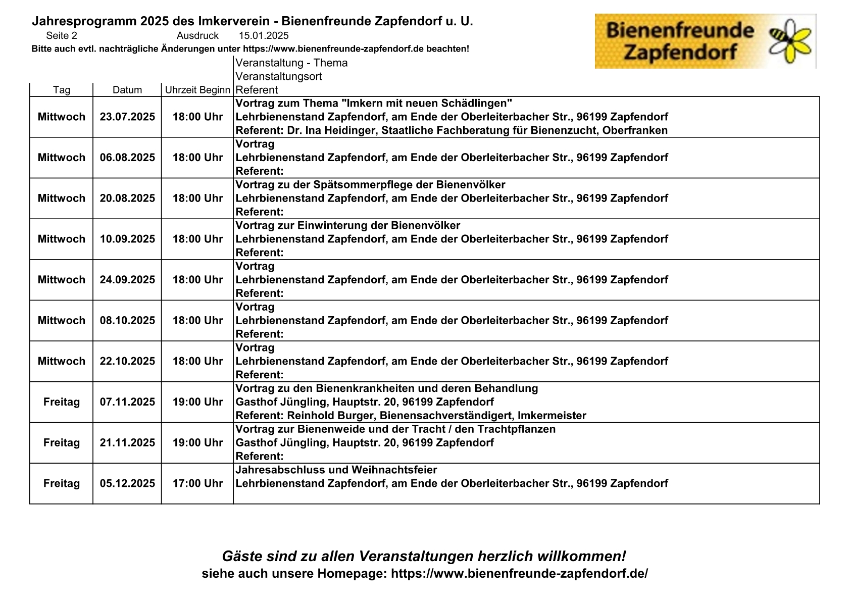 4.2 BfZ Jahresprogramm 2025